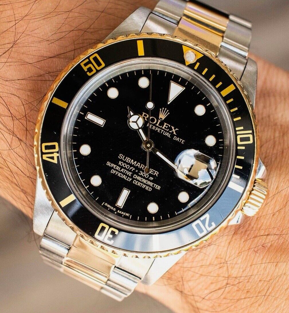 Reloj RLX Bicolor Fondo Negro