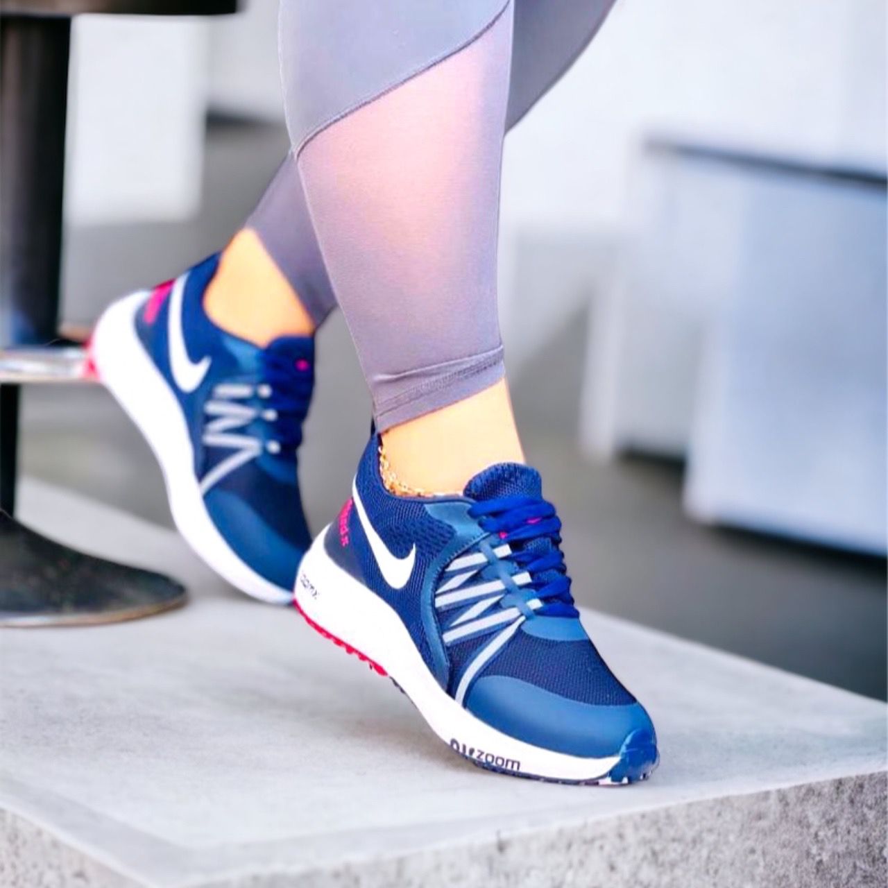 Tenis NK Zoom Speed X Dama Azul Marino