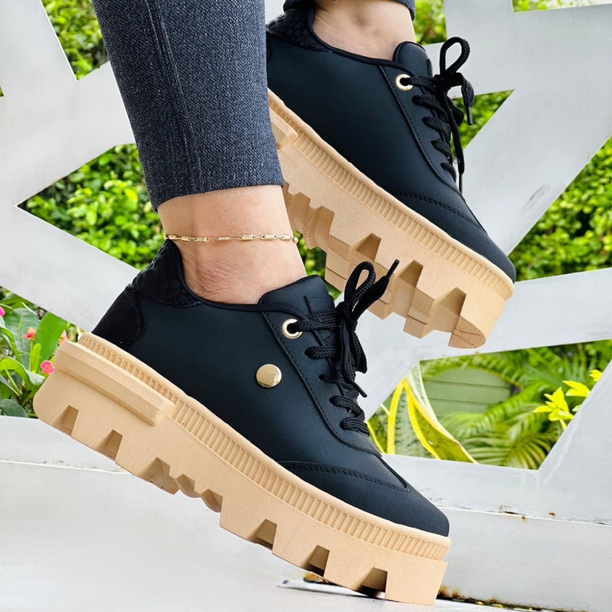 Tenis PD Suela Tractor Dama