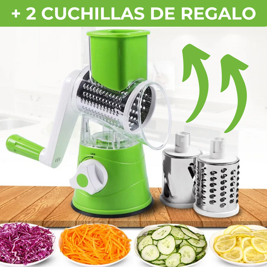 Molino Rayador de Verduras + 2 Cuchillas de Regalo