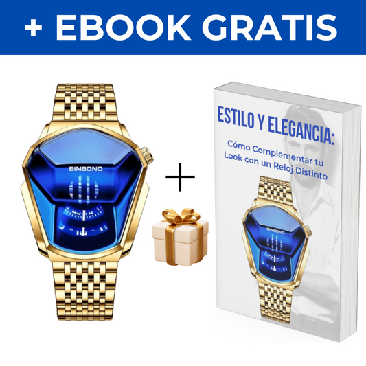 Reloj BNBD Dorado + Ebook Exclusivo Gratuito