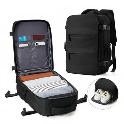 Titan Shield Pro - Morral 100% Impermeable con Carga Inteligente