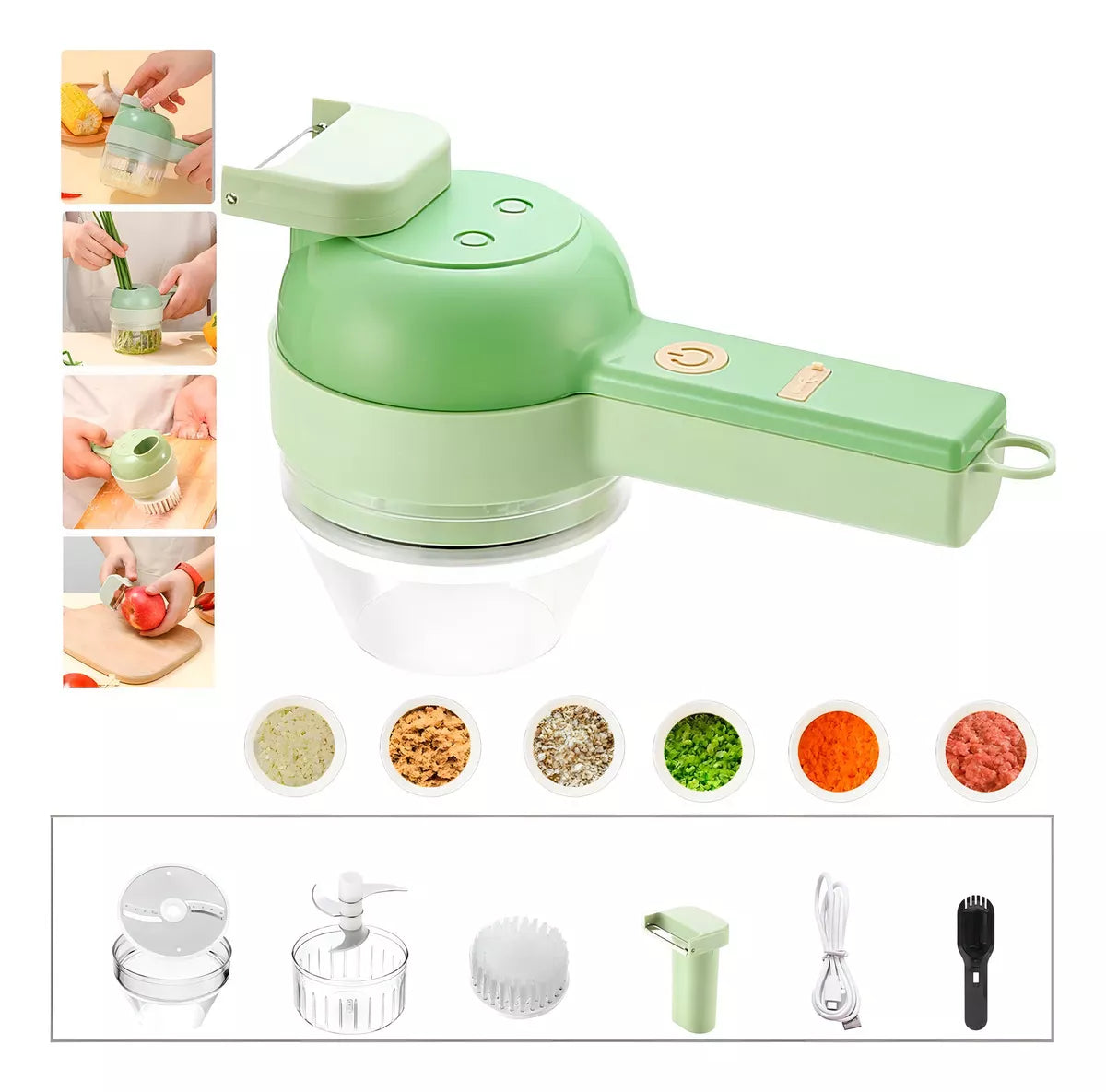 Trituradora Multifuncional 4 en 1 + Ebook de Regalo