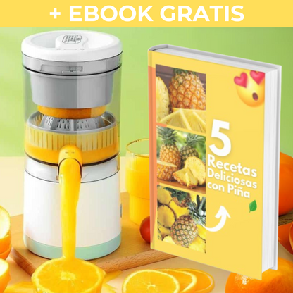 Exprimidor de Jugos Portátil + Ebook de Regalo