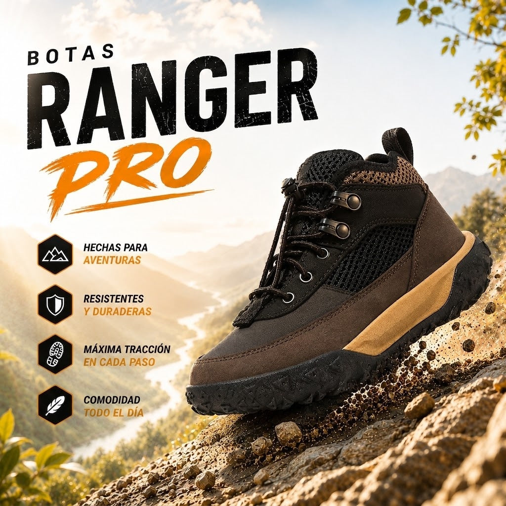 Botas Ranger Pro - ¡50% OFF solo hoy! 🔥
