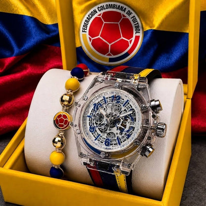 Compra 1 y Lleva 2: Reloj Hublot + Pulsera y Estuche GRATIS
