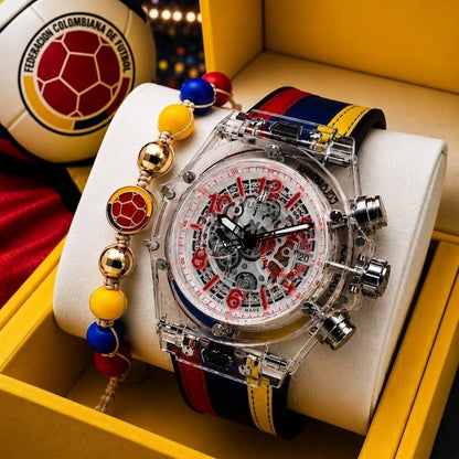 Compra 1 y Lleva 2: Reloj Hublot + Pulsera y Estuche GRATIS