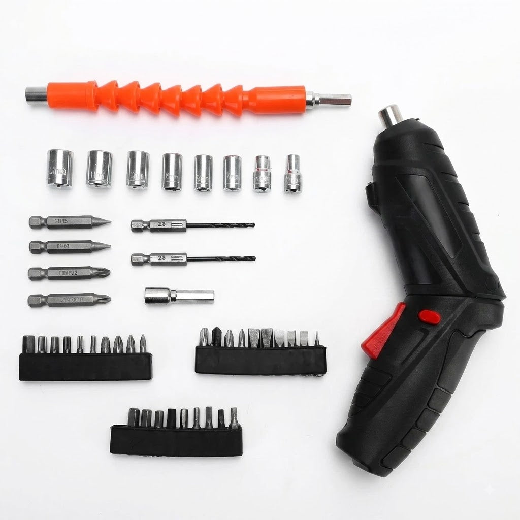Taladro Inalámbrico PowerPocket  + Kit de Accesorios de Regalo