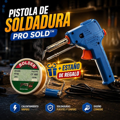 Pistola de Soldadura Pro Sold™ + Estaño de Regalo