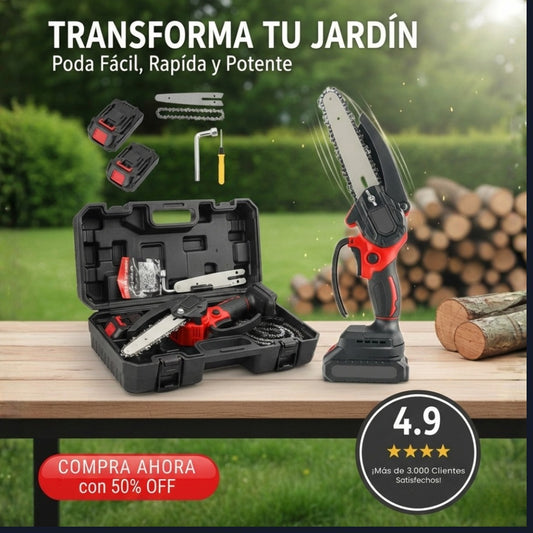 Kit Motosierra Pro + Batería de Regalo